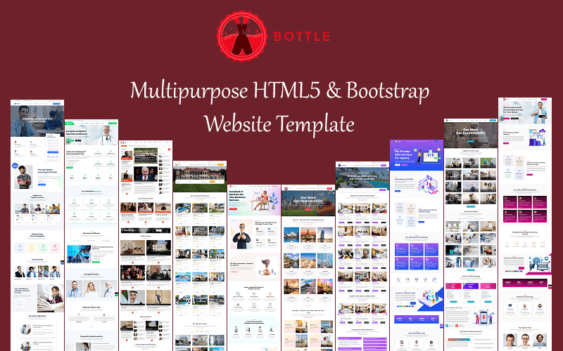 Bottle - Multipurpose Website Template.