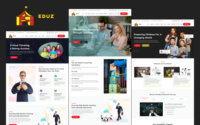 EduZ WordPress Theme.