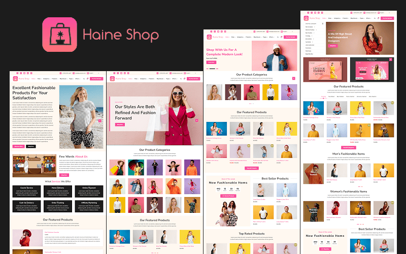 Haine WordPress & WooCommerce Theme.