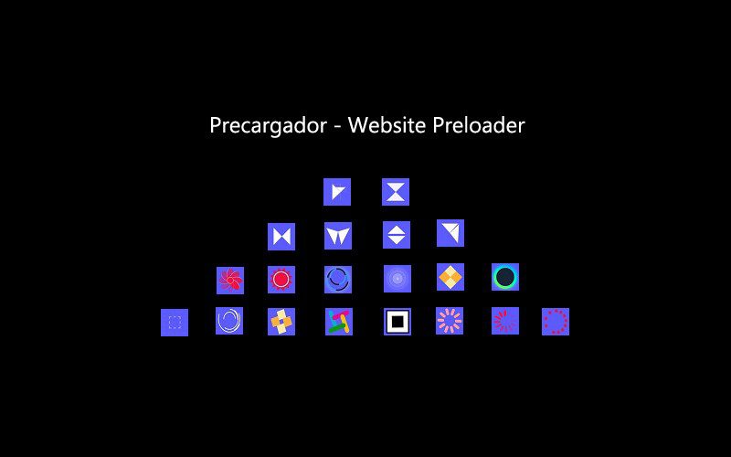 Precargador - Website Preloader HTML Template.