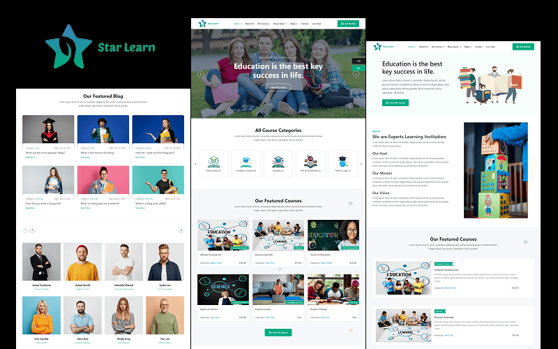 Star Learn WordPress Theme.