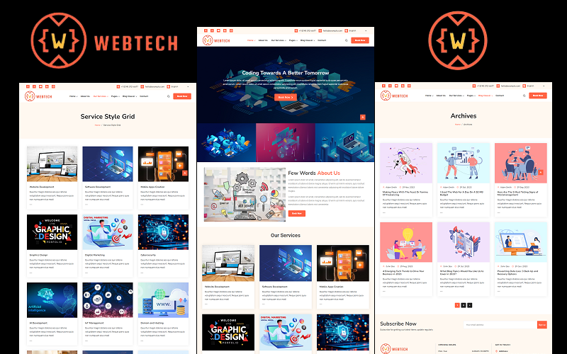 Technology Solution WordPress Theme.