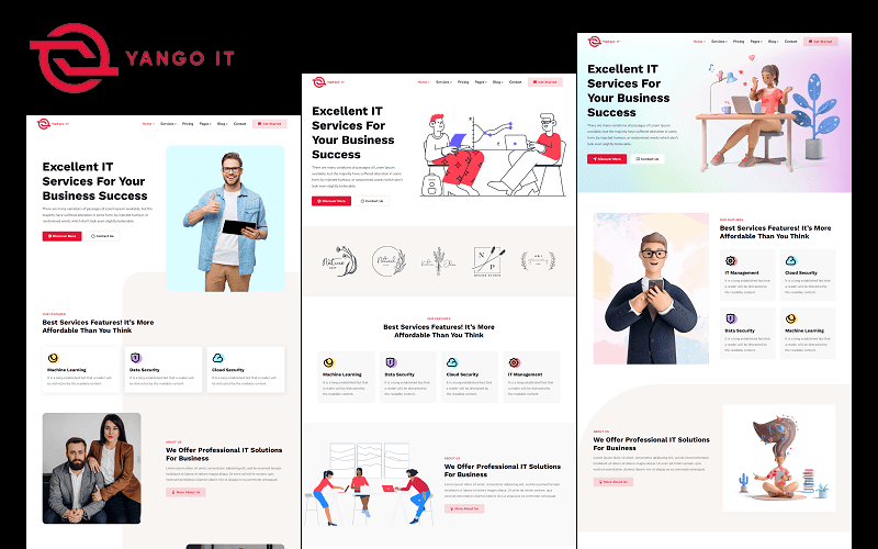 Yango WordPress Theme & HTML Template.